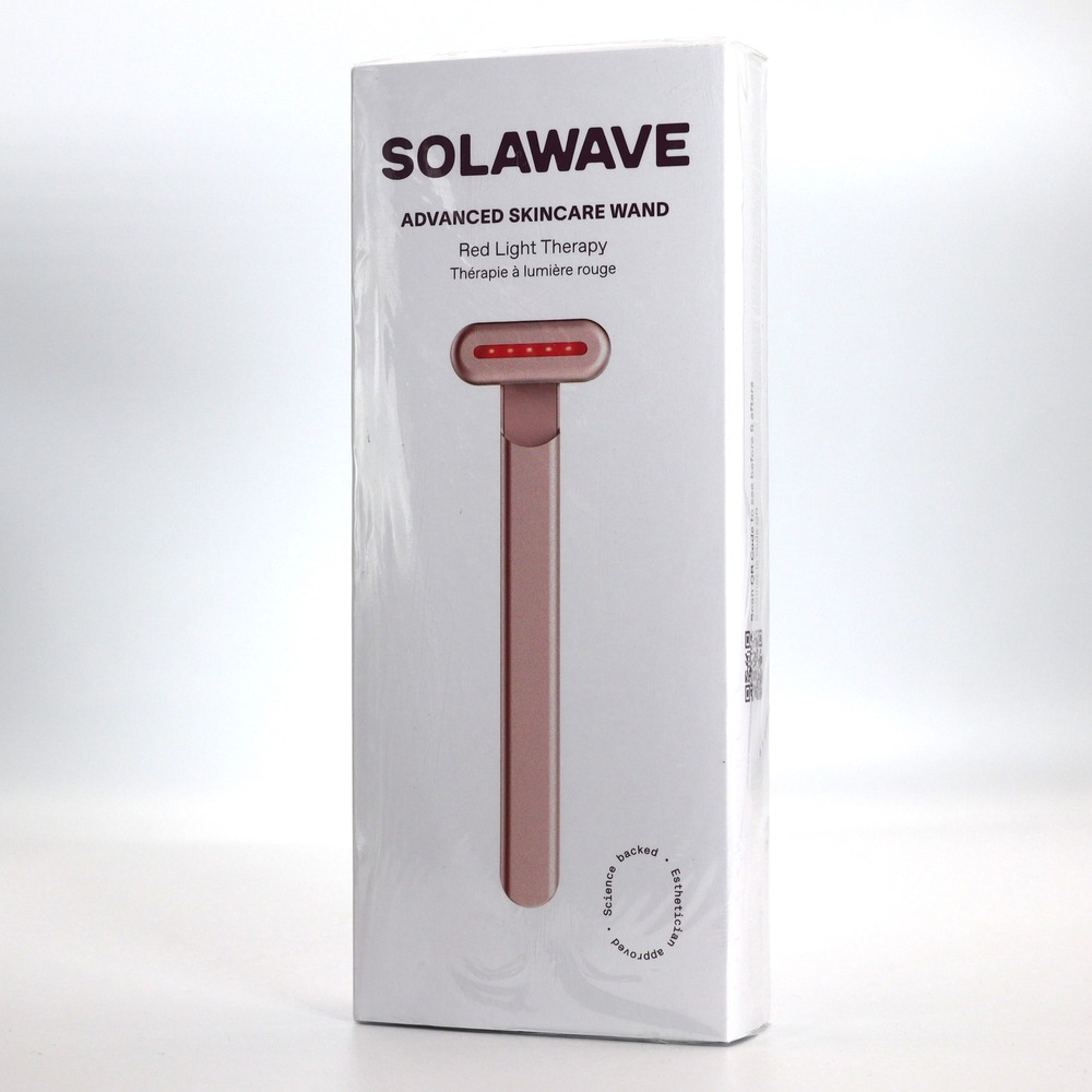 Solawave Advanced Skincare Wand Unisex OS Rose Gold 4-in-1 Red Light Therapy New